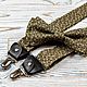 Bow tie and suspenders 3,5 cm, set of olive speckled. Butterflies. Super Bow Ties. Online shopping on My Livemaster.  Фото №2