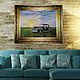'Retro. Old car' oil Painting. Pictures. Kind paintings by Irina Belozerova. My Livemaster. Фото №5