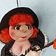 Заказать Кукла -попик  "Ведьмочка". Лидия. Ярмарка Мастеров. . Интерьерная кукла Фото №3
