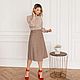 Mocha wool skirt, brown MIDI skirt. Skirts. mozaika-rus. Online shopping on My Livemaster.  Фото №2