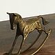 Винтаж: Антикварная статуэтка «Лошадь-качалка», бронза, Франция. Статуэтки винтажные. Brocante chez Alla. Ярмарка Мастеров.  Фото №4