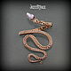 Браслет  "Змейка" с аметистом. Браслет жесткий. JazzBijoux ДжазБижу (Елена Сафронова). Ярмарка Мастеров.  Фото №8