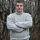 Men's sweater 'Nord'. Mens sweaters. Shop Natalia Glebovskaya. Online shopping on My Livemaster.  Фото №2