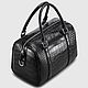 Sports bag made of genuine crocodile leather, tailoring to order!. Sports bag. SHOES&BAGS. My Livemaster. Фото №4