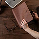 A4 album with adjustable buckle made of genuine leather. Sketchbooks. KullikovCraft. Online shopping on My Livemaster.  Фото №2