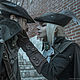 Lady Maria leather hat v.2 inspired Bloodborne. Hats1. Svetliy Sudar Leather Arts Workshop. My Livemaster. Фото №4