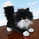 Order Black and White Kitten Toddler Realistic Toy. Marina Eretnova. Livemaster. . Stuffed Toys Фото №3