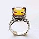 Ring with yellow quartz. Ring. Dina Haliotis. My Livemaster. Фото №6