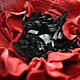 Order Bag and brooch (2B 1). ' Red poppy on black'. Inessa Tche. Livemaster. . Classic Bag Фото №3