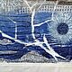 Картина интерьерная из ткани Иней. Картины. Elena.artquilt. Интернет-магазин Ярмарка Мастеров.  Фото №2
