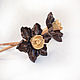 Set of hairpins 'Mystery of the night'. Hairpin. OakForest Wooden Jewelry. My Livemaster. Фото №6