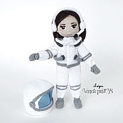 Материалы для творчества handmade. Livemaster - original item Master class Doll in an astronaut costume. Handmade.