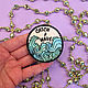 Embroidered patch 'Catch a Wave', Applications, Omsk,  Фото №1