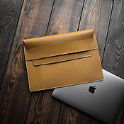 Сумки и аксессуары handmade. Livemaster - original item Case for MacBook genuine leather. Handmade.
