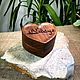 Футляр для обручальных колец. Шкатулки. Сериков Семён (serikovwoodcraft). Ярмарка Мастеров.  Фото №5