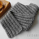 Scarves, knitted, for men and women. Scarves. CUTE-KNIT by Nata Onipchenko. My Livemaster. Фото №4