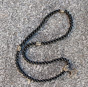 Украшения handmade. Livemaster - original item Men`s beads from shungite-Viking. Handmade.