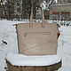 Classic women's handbag, color beige. Classic Bag. sumkiotmariyi (sumkiotmariya). Online shopping on My Livemaster.  Фото №2