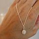 Чокер из серебра 40.6 - 45.7 см "Шар. Розовый кварц". Чокер. Newstylejewelry. Ярмарка Мастеров.  Фото №5