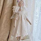 Ангел в розовом - кукла в стиле Тильда