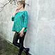 Felted sweatshirt 'malachite', Galina klimkina. Sweatshirts. Galina Klimkina (gala-klim). Online shopping on My Livemaster.  Фото №2