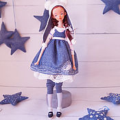 Куклы и игрушки handmade. Livemaster - original item Amelie doll in mixed media. Handmade.