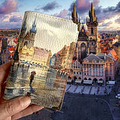 Канцелярские товары handmade. Livemaster - original item Cover Prague. Handmade.