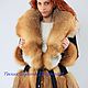 Jacket avtoledi "Pretty woman"with fur of Fox. Outerwear Jackets. Exclusive clothes Dneproart (dneproart). My Livemaster. Фото №4