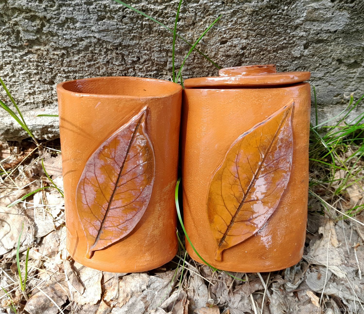 Баночки "осенние" в интернет-магазине Ярмарка Мастеров по цене 1800 ...