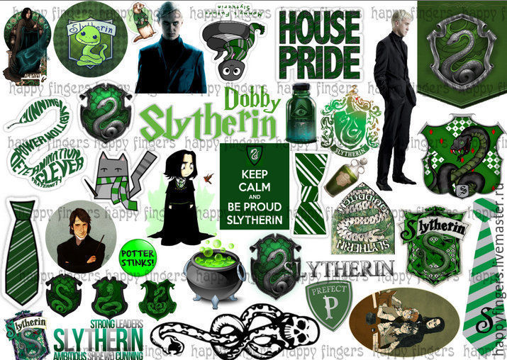 Buy Stickers Hogwarts Gryffindor Slytherin Harry Potter 