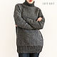 Sweater women's knit color: grey, Sweaters, Yerevan,  Фото №1