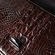 Сумка женская на плечо из кожи крокодила IMA0555VK1. Классическая сумка. CrocShop товары из экзотической кожи. Ярмарка Мастеров.  Фото №12