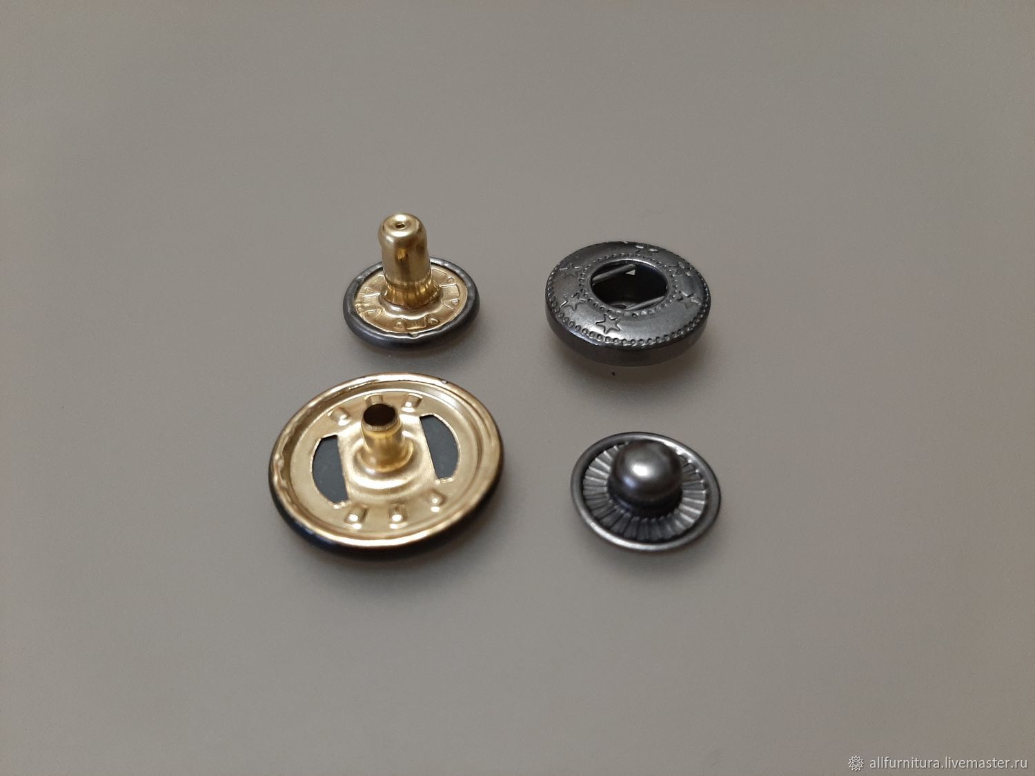 кнопка 17. клямерные кнопки. 5мм. медь. St-ex111, кнопка пластиковая, врезная.