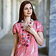 Order dresses: Dress made of wool felted Pink dawn. Olgaorel57. Livemaster. . Dresses Фото №3