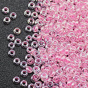 Материалы для творчества handmade. Livemaster - original item Demi Round Beads 11/0 No. №379 Pink 5g Demi Round Japanese Beads. Handmade.