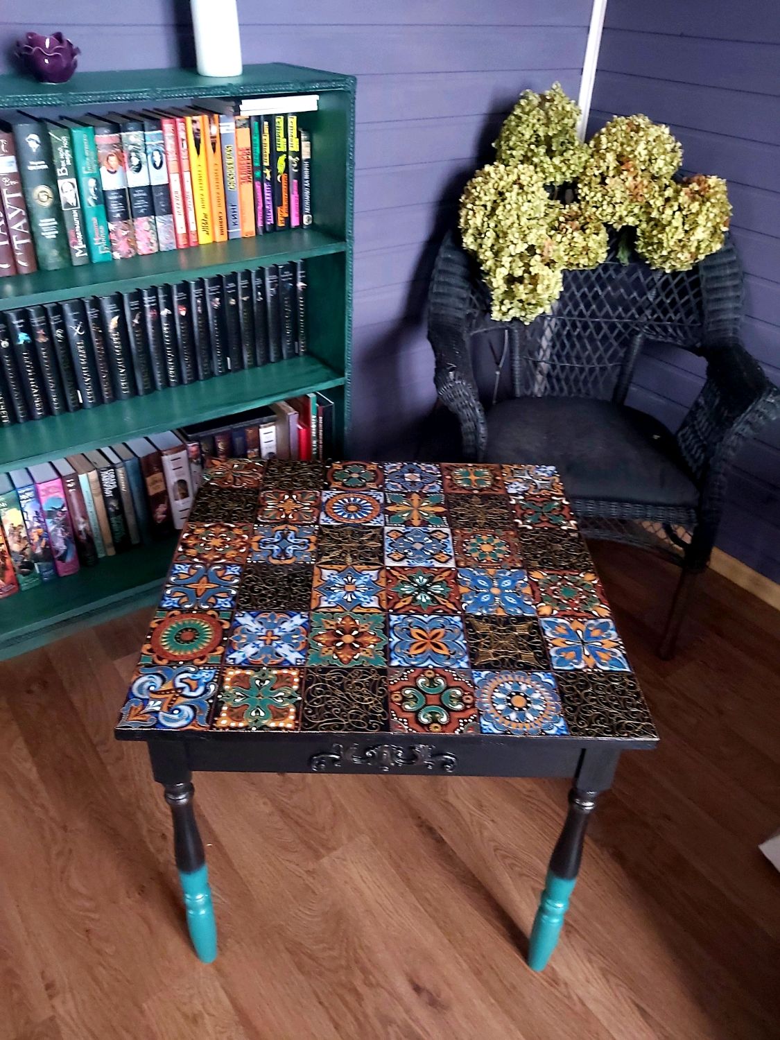 Мозаичный кофейный столик