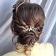 Order Wedding decoration. wedding hair barrettes 'Marie ». darina-lb. Livemaster. . Hair Decoration Фото №3