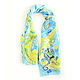 Order Scarf unisex silk natural 'Mysterious Salamander'. bags.linny. Livemaster. . Scarves Фото №3