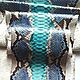 Комплект из кожи питона Бирюзовое настроение. Лоферы. Boutique Python Fashion. Ярмарка Мастеров.  Фото №4