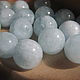 Aquamarine beads 8mm smooth ball. Beads1. Elena (luxury-fittings). Online shopping on My Livemaster.  Фото №2