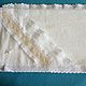 Order Crisma for baptism. Diaper with lace hood. Happy White. Livemaster. . Сhristening diaper Фото №3