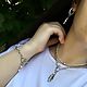 Чокер из натурального жемчуга. Чокер. Kucha-jewelry. Интернет-магазин Ярмарка Мастеров.  Фото №2