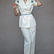 Elegant pantsuit with embroidery ' White luxury'. Suits. KVITKA. Online shopping on My Livemaster.  Фото №2