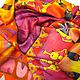 Order Batik shawl', Ojambo',a silk handkerchief batik, collection of 'Africa'. OlgaPastukhovaArt. Livemaster. . Shawls Фото №3