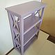 Provence shelf in the color of blueberry ice cream. Shelving. vasilevworkshop. Online shopping on My Livemaster.  Фото №2