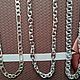 Цепи серебро темное родирование, якорная и Бисмарк. Цепочка. ШикСеребра. Ярмарка Мастеров.  Фото №8