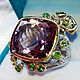 Ring 'waiting for summer' with ametrine and emeralds, Rings, Voronezh,  Фото №1
