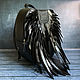 Women's leather backpack ' Black Raven'. Backpacks. Lyurom Studio. Online shopping on My Livemaster.  Фото №2