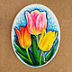  Painting Panel Tulips Acrylic Wood, Panels, Ufa,  Фото №1
