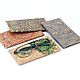 Eco vegan eyeglass case with floral cork patterns. Eyeglass case. Koracork. Online shopping on My Livemaster.  Фото №2